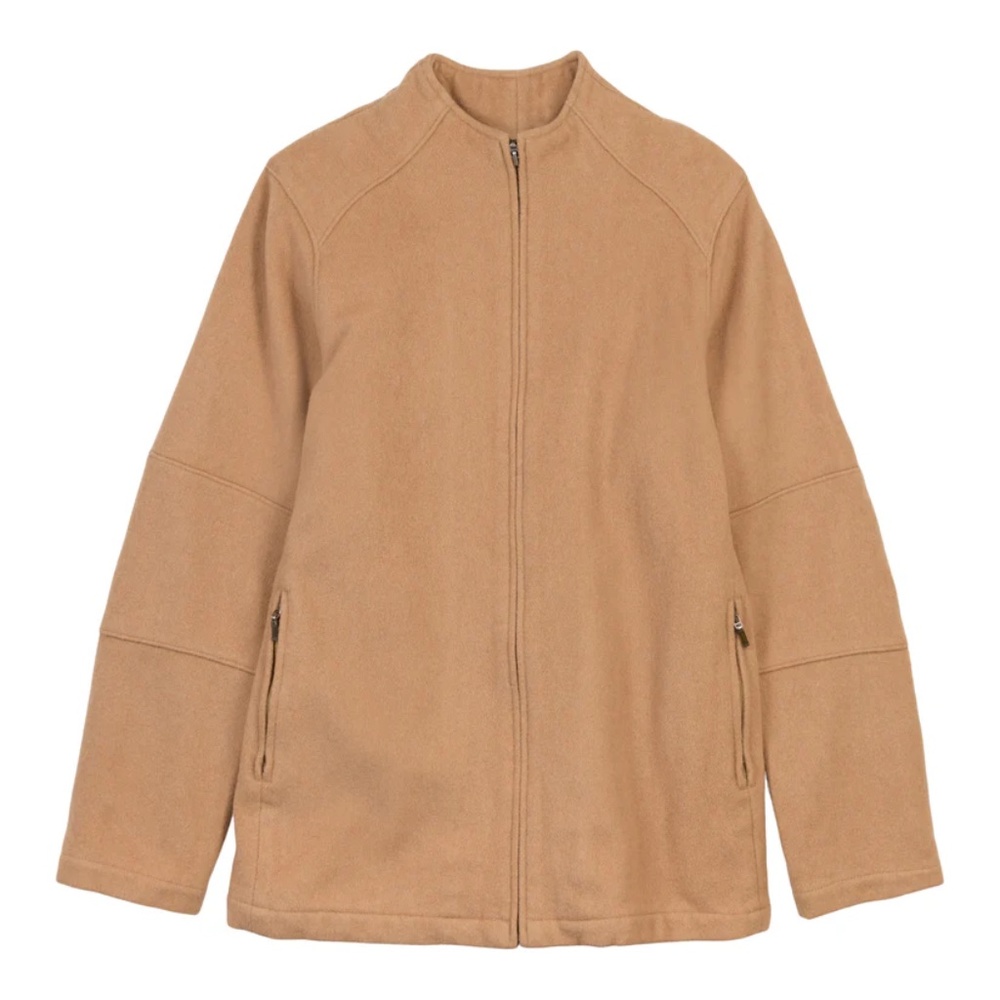 Women's Vintage Patagonia Wool Blend Camel Jacket Size Small